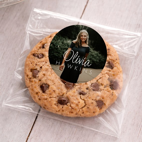 cookie with photo placeholder sticker