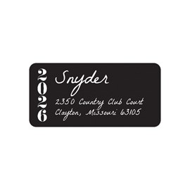 The Year - Graduation Address Labels