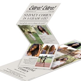 Big News - Graduation Party Invitations