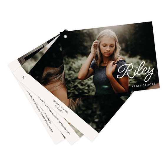 graduation invitations with photo area and decorative text