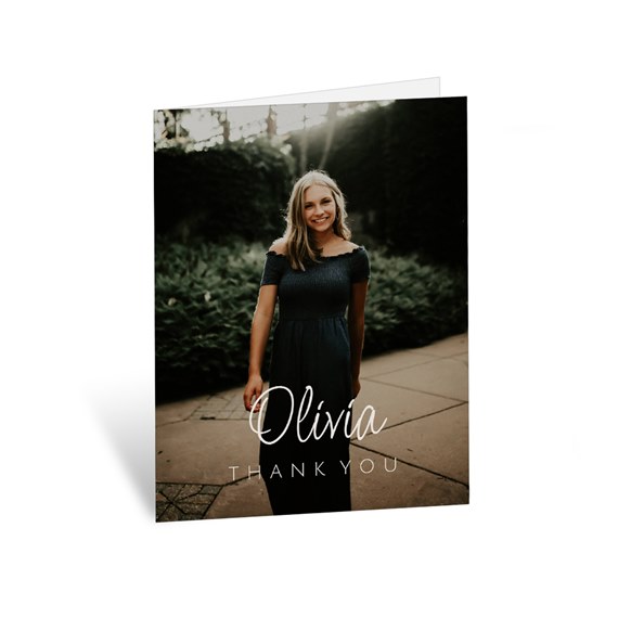 photo placeholder with thank you text