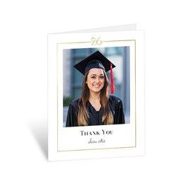 Simple Sophistication - Graduation Thank You Card