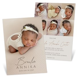 Mixed Type - Birth Announcements