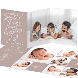 The Smallest Things - Birth Announcements