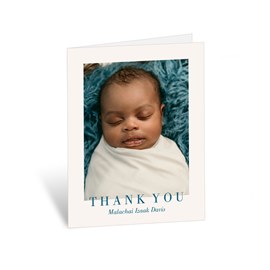 Baby Details - Thank You Card