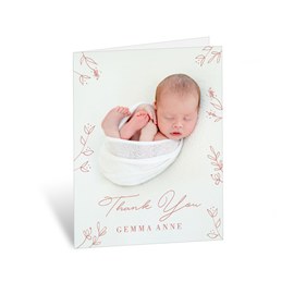 Floral Frame - Thank You Card