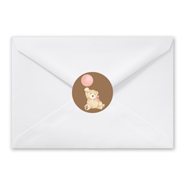 Bearly - Blush - Envelope Seals