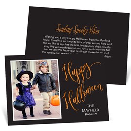 Halloween Vibes - Halloween Card