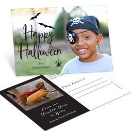 Spooky Greeting - Halloween Postcard