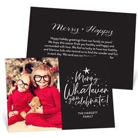 Merry Whatever - Christmas Card
