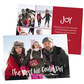 Our Best - Christmas Card