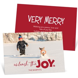 Unleash the Joy - Christmas Card