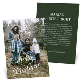 Classic Greeting - Vertical - Christmas Card