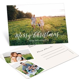 Classic Greeting - Christmas Postcard