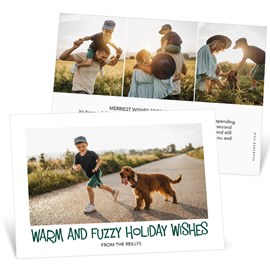 Warm and Fuzzy Wishes - Christmas Card