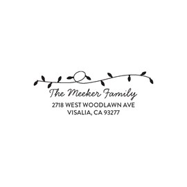Holiday Lights - Address Stamp