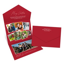 Photo Display - Seal & Send Christmas Card
