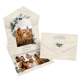 Winter Greenery - Seal & Send Christmas Card