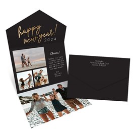 Classic New Year - Seal & Send New Year Card