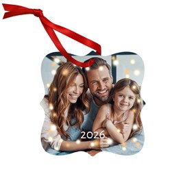 Twinkle Lights - Metal Ornament