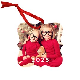 Simple Year - Metal Ornament