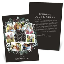 Photo Wreath - Christmas Card