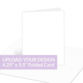 Upload Your Design - 4.25 x 5.5 Side-Fold Card