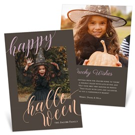 Spooky Script - Halloween Card