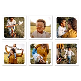 5" x 5" Border Magnets - Set of 6