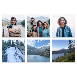 5" x 5" Photo Magnets - Set of 6