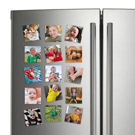 3" x 3" Photo Magnets - Set of 15