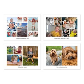7" x 5" Collage Magnets - Set of 4
