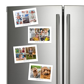 7" x 5" Collage Magnets - Set of 4
