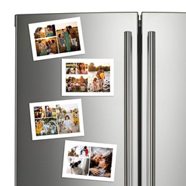 7" x 5" 4 Photo Collage Magnets - Set of 4