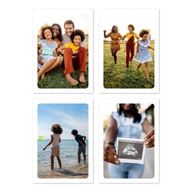 5" x 7" Border Magnets - Vertical - Set of 4