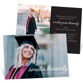 Flourishing - Graduation Invitations
