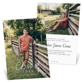 Simple Class - Graduation Invitations