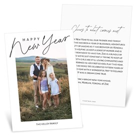 Mixed Font - New Year Card