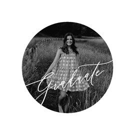 Angled Script - Graduation Envelope Seals