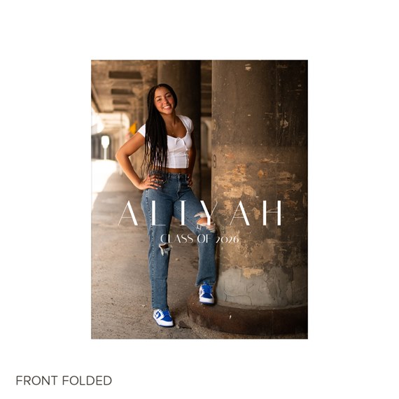 photo placeholder with text 'ALIYAH CLASS OF 2026'