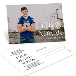 Standout - Graduation Announcement Postcard