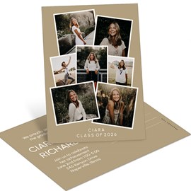 Featuring the Grad - Graduation Announcement Postcard