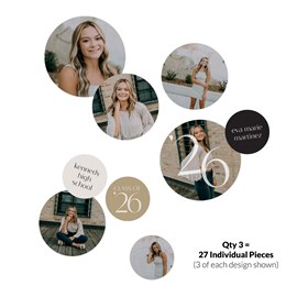 Translucent Year - Jumbo Graduation Confetti