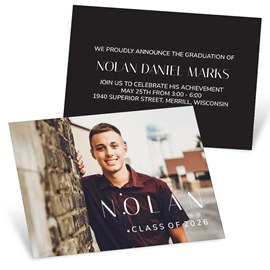 Standout - Mini Graduation Party Invitations