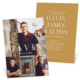 Focused - Graduation Invitations