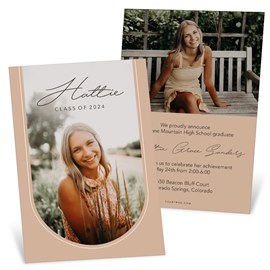 Inverted Arch - Graduation Party Invitations