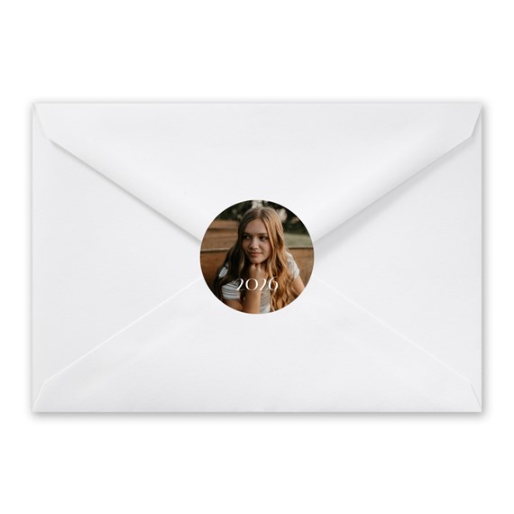 white envelope with photo placeholder and '2016' text