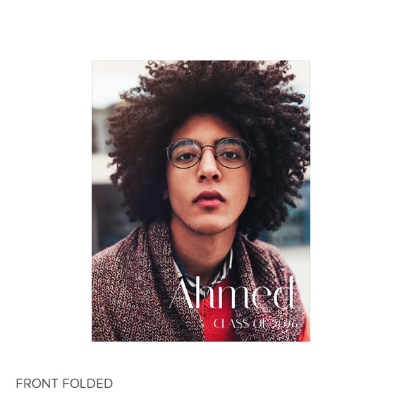 photo placeholder with graduation text