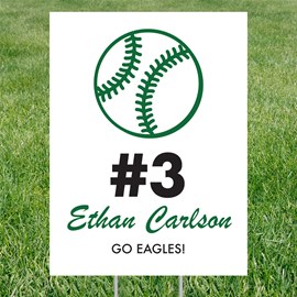 Favorite Sport - Baseball - Graduation Party Yard Sign