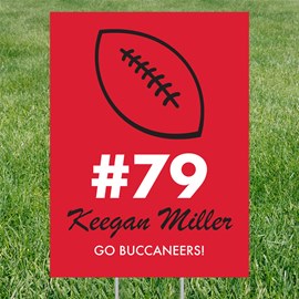 Favorite Sport - Football - Graduation Party Yard Sign